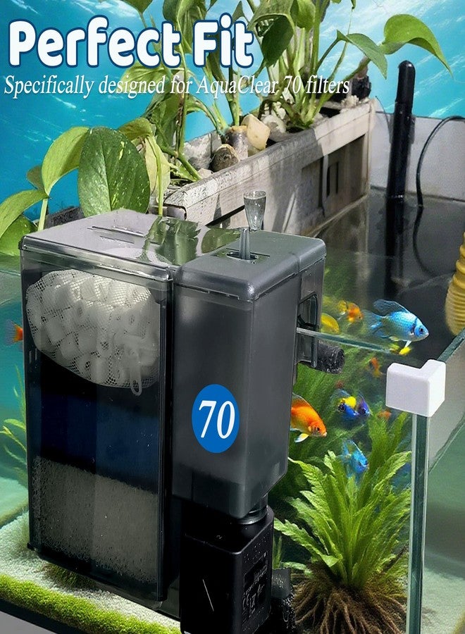 PurifyLogix 2 Sets of Upgraded Three-Stage Filtration Fish Tank Filter for AquaClear 70 Power Filter, 2 Set of Replacement Maintenance Kit for Fish Tank Filter for 40- to 70-Gallon Aquariums - Image 2